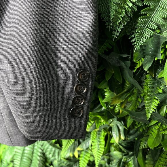 Ralph Lauren Blazer Mens 40R Gray Sport Coat Jacket 100% Wool - Picture 8 of 9